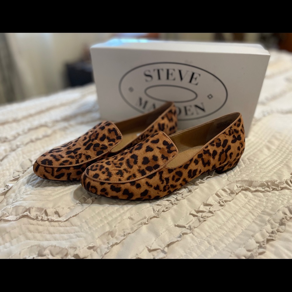 Steve Madden Strike Loafers in Leopard